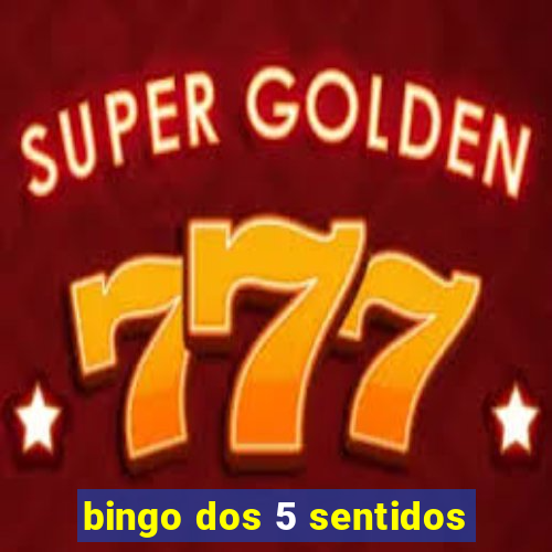 bingo dos 5 sentidos